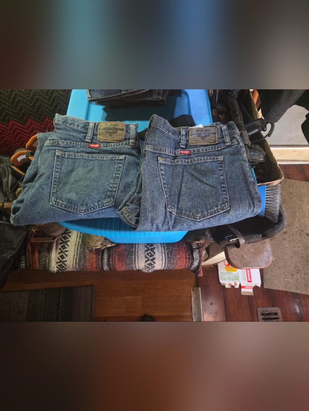 2 X Wrangler 36W X 32L Jeans.  Very Good Comdition